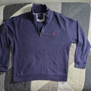 U.S. Polo Assn. navy blue quarter zip sweatshirt Size XXL